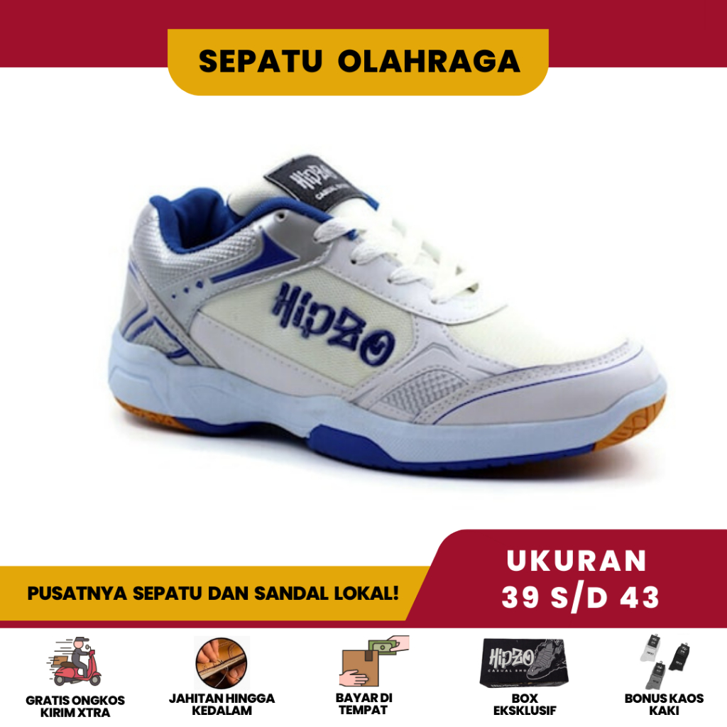 Palapa Sepatu Olahraga Sport Sporty Pria Senam Wanita Cewek Cewe Cowok Cowo Putih Keren Aerobik Voli