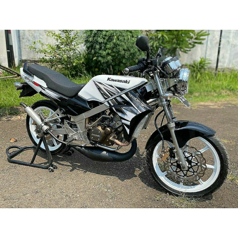 (BISA COD) Striping Ninja SS 2013 Putih Sticker Ninja SS 2013 Putih decal Ninja ss 2013 Putih Stripi