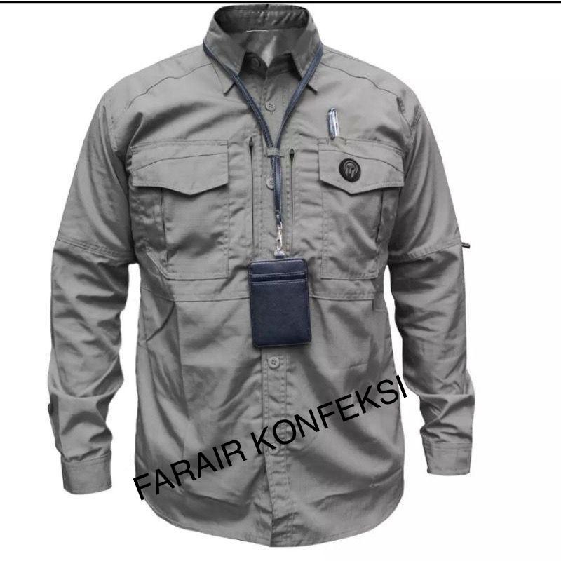 KEMEJA TACTICAL TANGAN PANJANG / KEMEJA TACTICAL M TAC LENGAN PANJANG / KEMEJA PRIA WANITA / BAJU