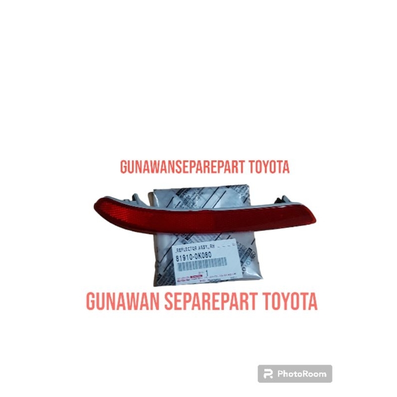 REPEKTOR BEMPER BELAKANG KANAN RH TOYOTA INOVA REBON 2017-2019 ORIGINAL