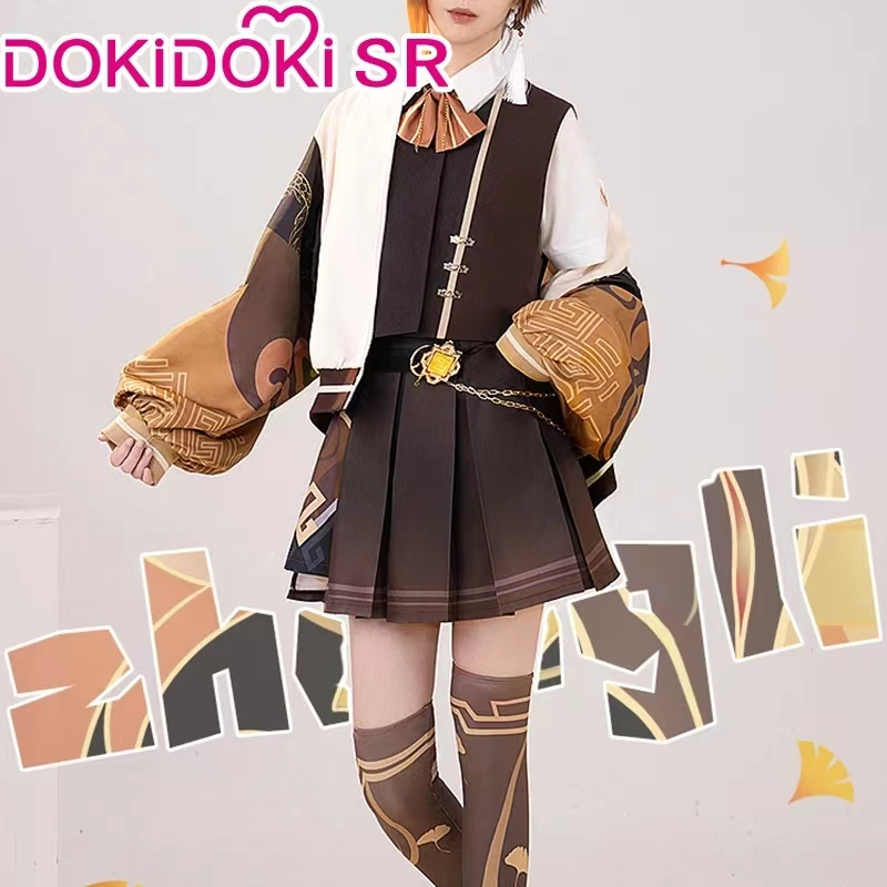 Zhongli Cosplay Game Genshin Impact Cosplay Zhong Li Doujin Genshin Impact Casual Wear Costume