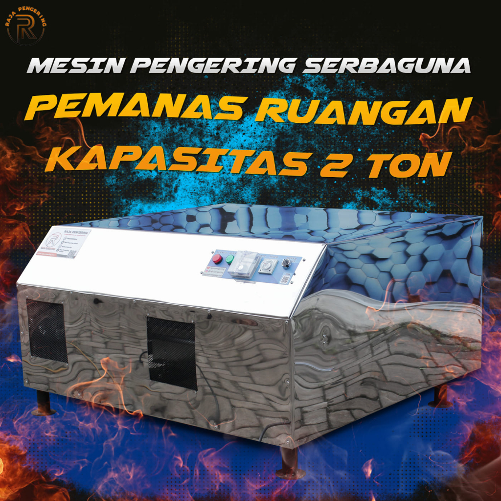 TERMURAH  Mesin  Penghangat Pengering Jahe Kunyit Model Ruangan Kapasitas 2 Ton Tipe Gas