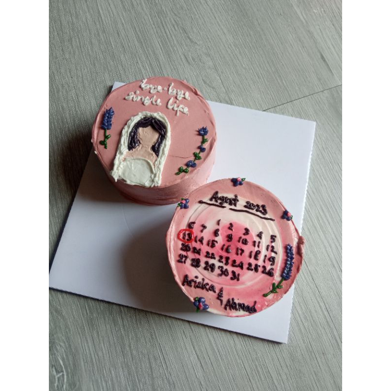 

Bento Cake Set isi 2, 3, 4 / Korean Cake / Kue Ultah Depok