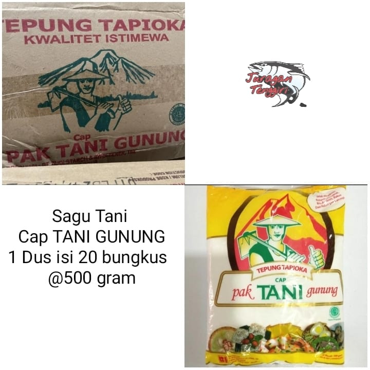 

Sagu Tani TAPIOKA Cap Tanu Gunung 1 dus (20 pcs)