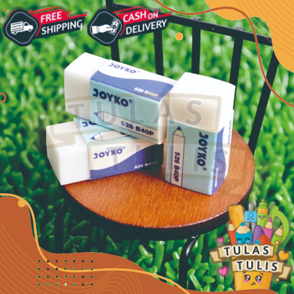 

TULAS_TULIS Eraser/Penghapus Joyko 526-B40P Kecil Putih (1pcs)