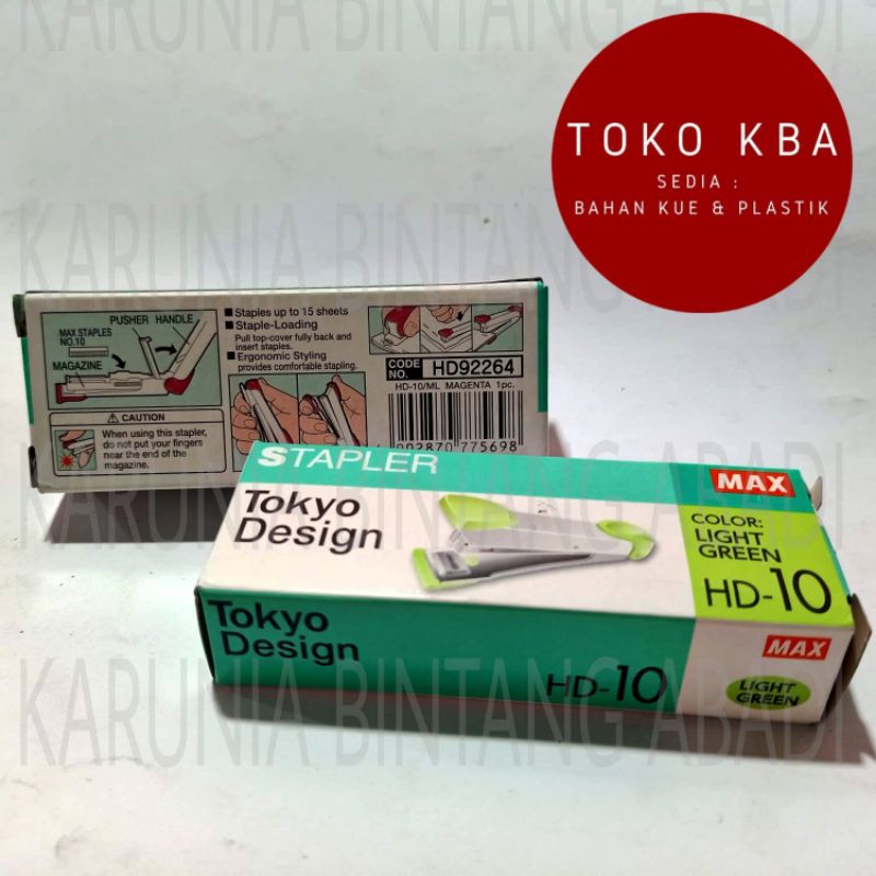 

Stapler Kecil HD-10 Max Tokyo Design Staples Hekter