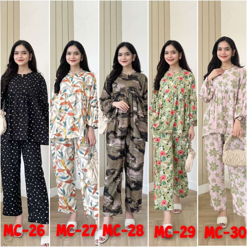 New Mecca Set hd.id (oneset Lengan balon)