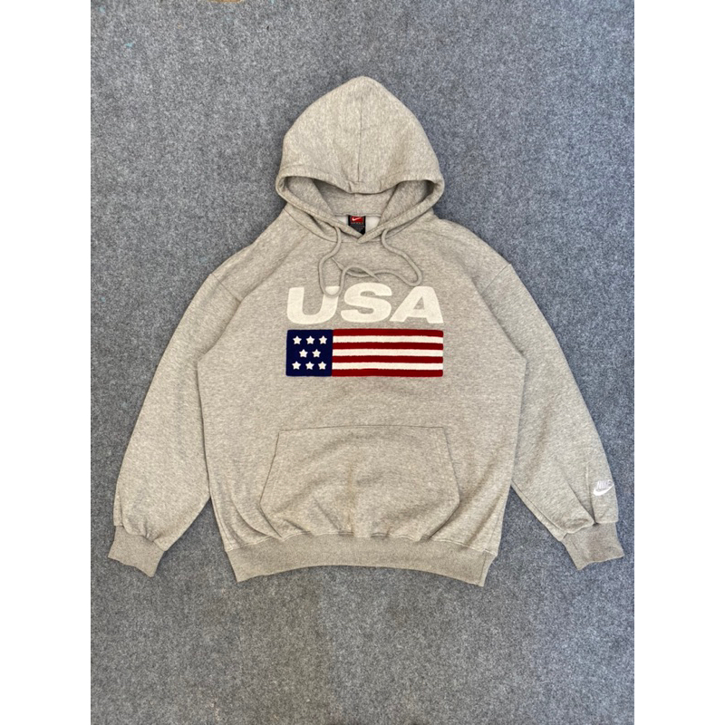 Hoodie Nike Vintage USA Team (Felfet Towel)