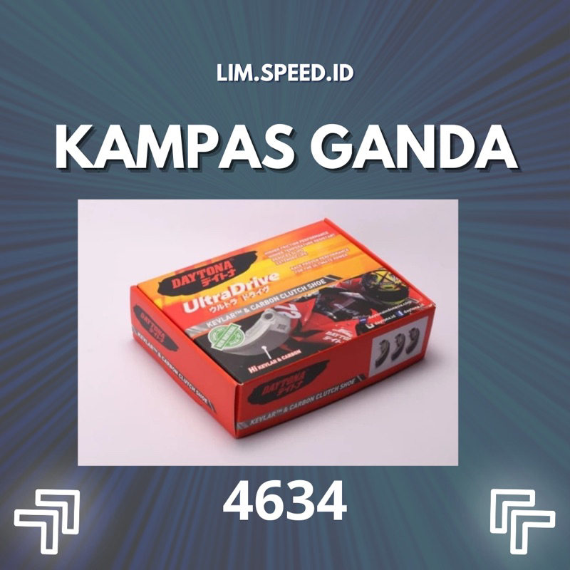 COD | Kampas Ganda Daytona HI Carbon Kevlar 4634 100% Original NMAX AEROX VARIO 125 / 150 PCX LEXI O