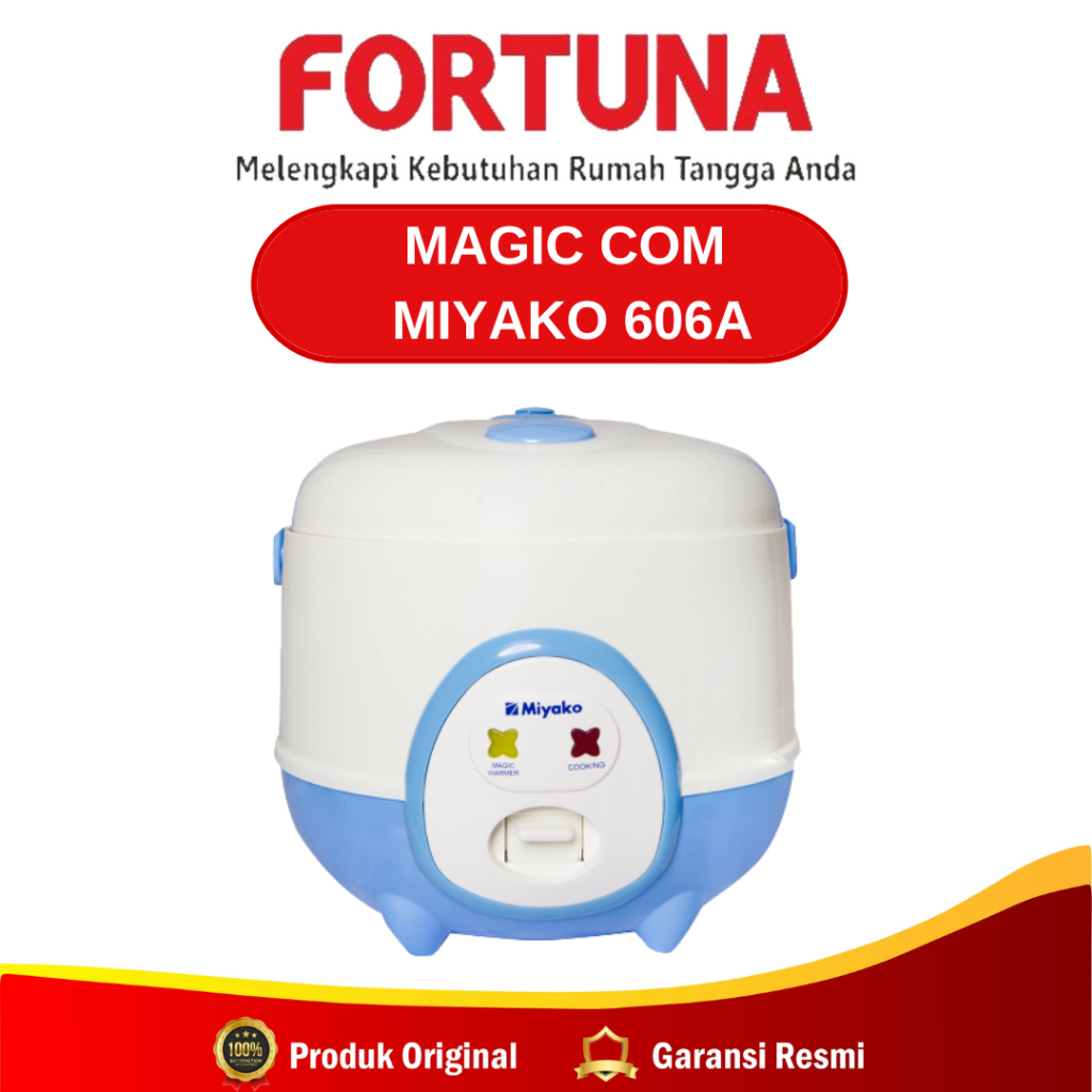 Miyako Magic Com 606A / Rice Cooker Mini Miyako / Magic Com Kecil 0,6 Liter