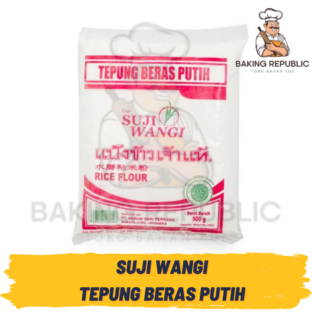 

SUJI WANGI | TEPUNG BERAS PUTIH | 500 GRAM | RICE FLOUR