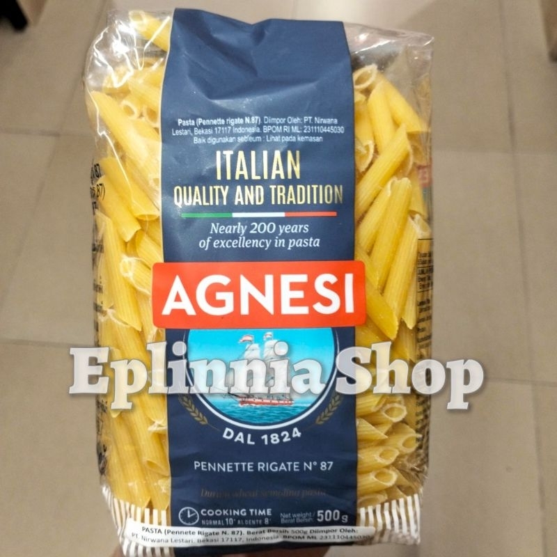 

Agnesi Pennette Penete Rigate N 87 500 gr - Pasta