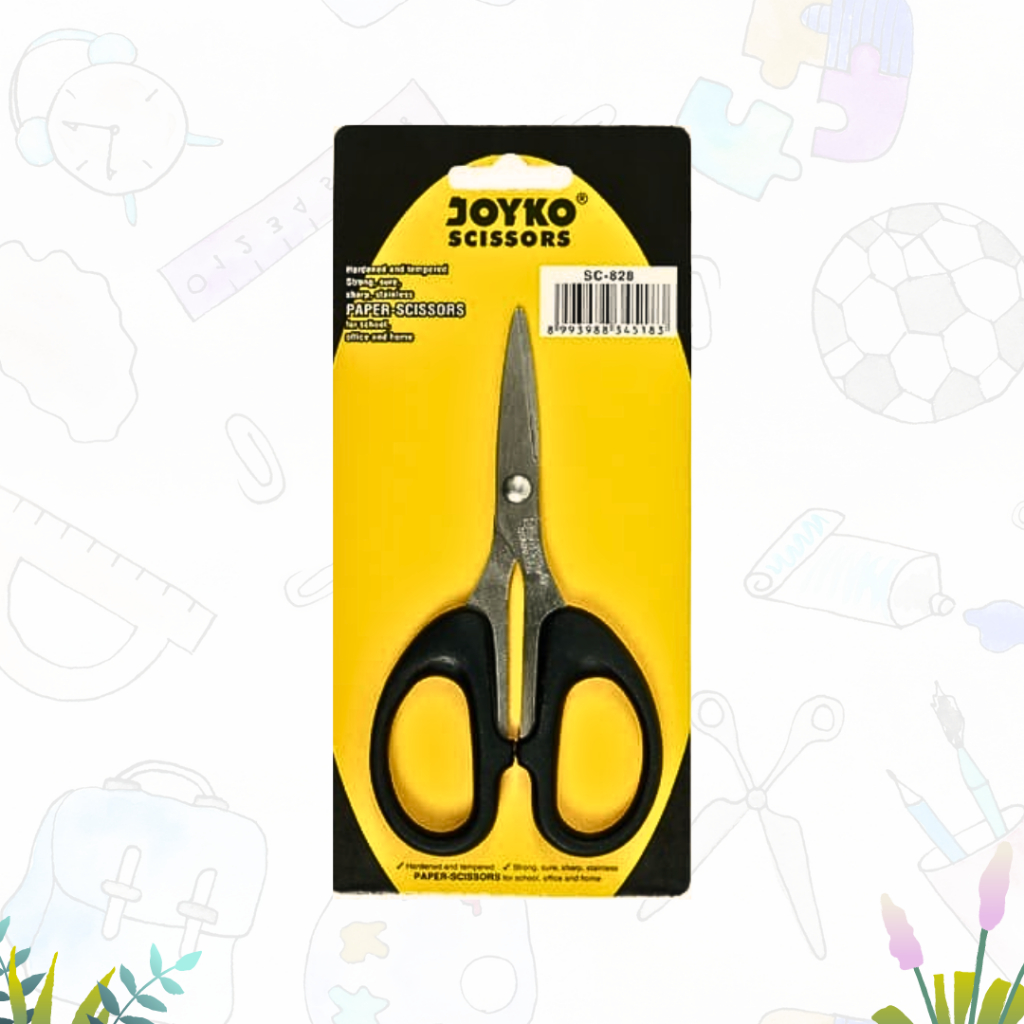 

GUNTING KERTAS CBG 260Y/GUNTING JOYKO 828/ALAT PEMOTONG/ SCISSORS SC-828 JOYKO (PCS)