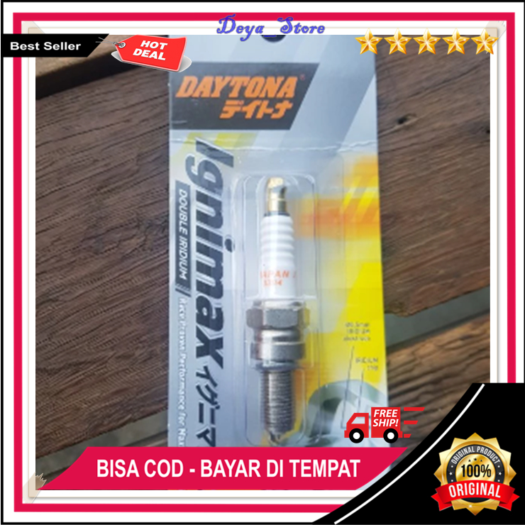 Busi Racing Daytona Yamaha NMAX Aerox 155 Ori Busi Daytona Ignimax Double Iridium Motor Vario Origin