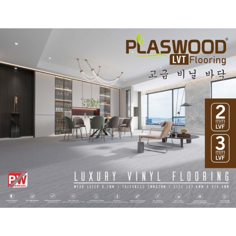 Vinyl flooring Plaswood 2mm/3mm