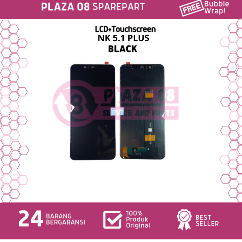 LCD + Touchscreen NOKIA 5.1 PLUS BLACK