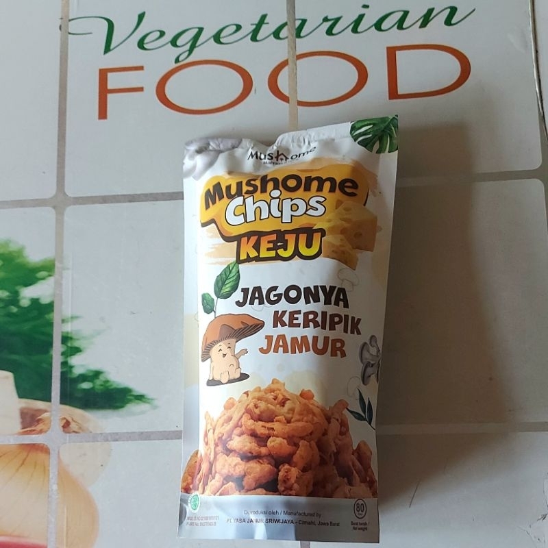 

JAGONYA KERIPIK JAMUR KEJU, 80g, MUSHOME, VEGETARIAN