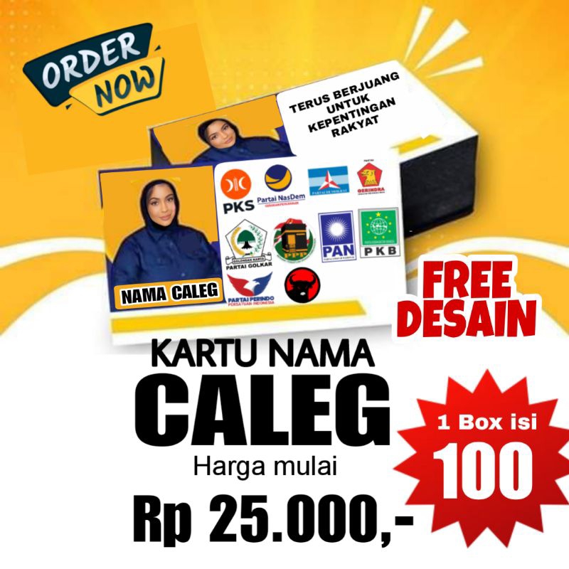

Kartu nama partai kartu nama caleg free desain