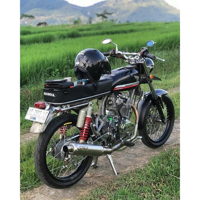 Knalpot Altan ala original bass gahar bass adem free sticker herex lembaran