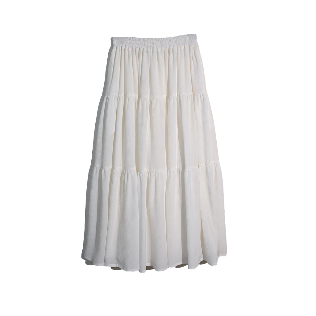 Rashawl Sarnen Ruffle Hem Skirt