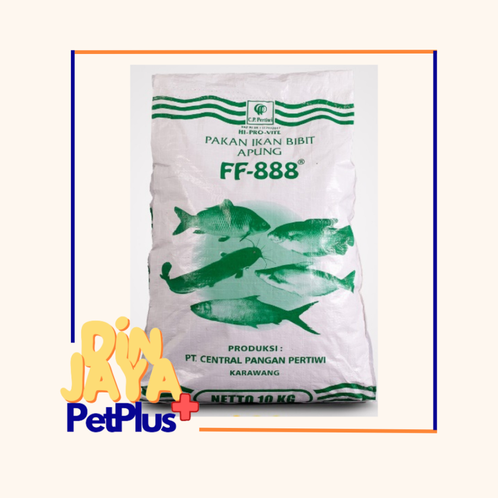 F 888 (10KG), F 999 (10KG) - PAKAN BIBIT IKAN TERAPUNG