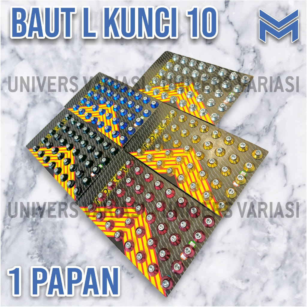 BAUT L 10 MONSTER KERUCUT BAUR RING MONEL ISI 40 BODY PLAT NO MESIN SPAKBOR 6MM [5:47 pm, 28/08/2021