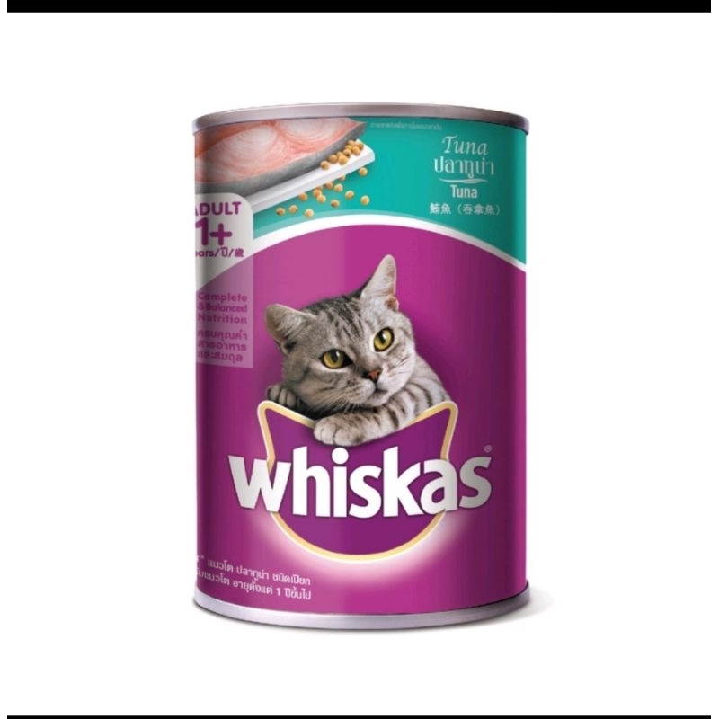 whiskas kaleng tuna 400gr