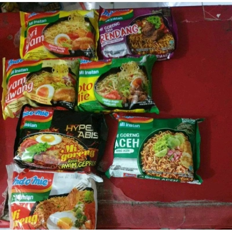 

INDOMIE ISI 5 × 85gram (RASA BOLEH DI MIX)