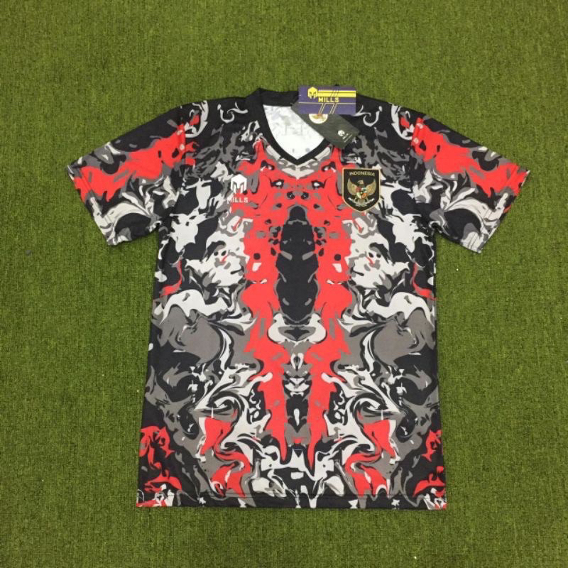 MILLS Jersey timnas Indonesia prematch 2022