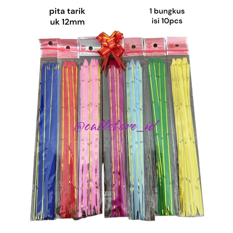 

PITA TARIK 12 MM ISI 1 BUNGKUS 10 PCS / PITA TARIK LIS GOLD