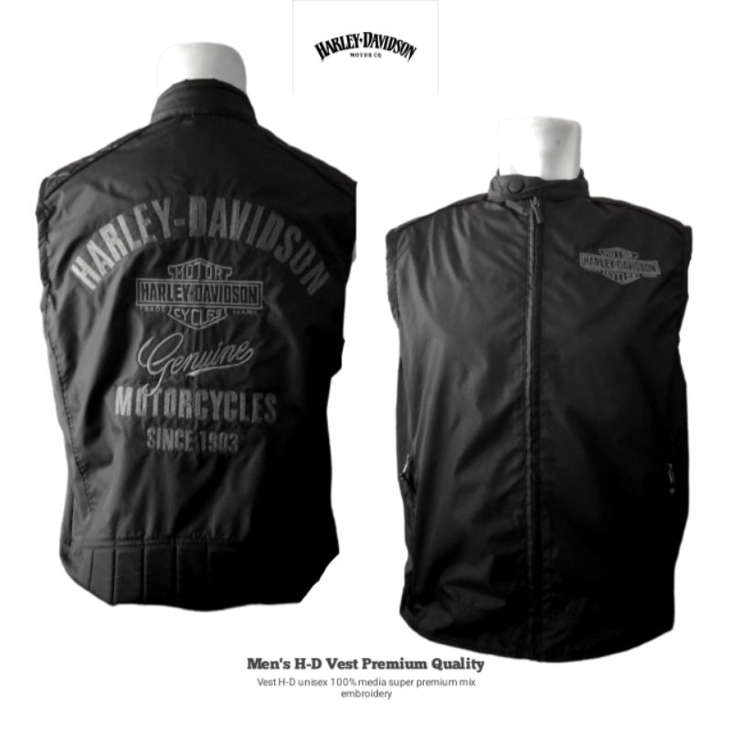 Vest Rompi Harley Davidson Import Full Bordir