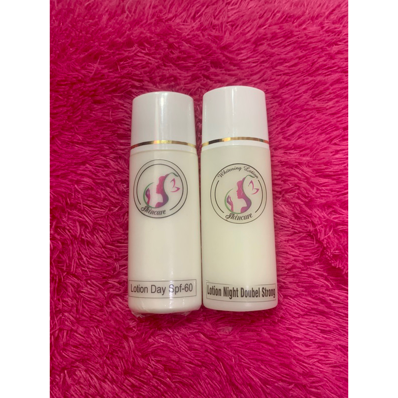 (ORIGINAL) HB 1 paket Lotion night double strong + Lotion day spf-60