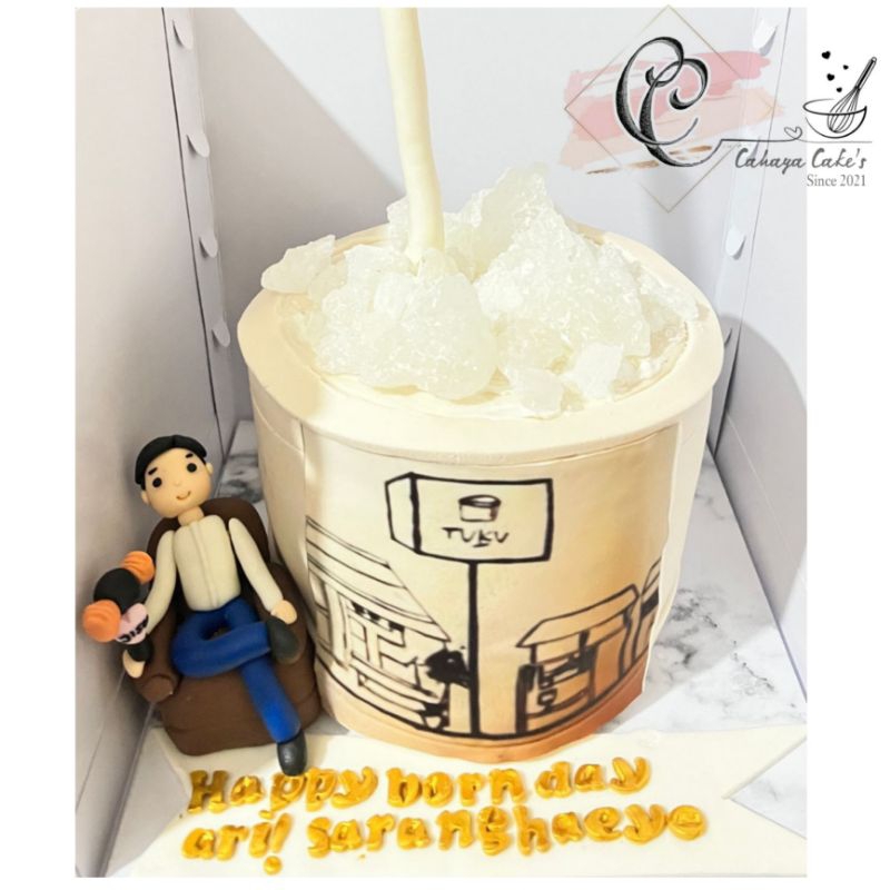 

Kue Ulang Tahun Minuman / Kue Ultah Custom Minum / Drink Cake