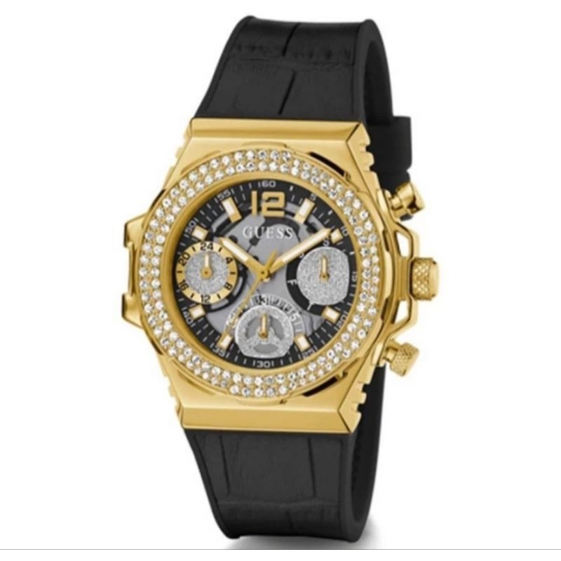 GUESS VW0553L4 Jam Tangan Analog Wanita Gold Original