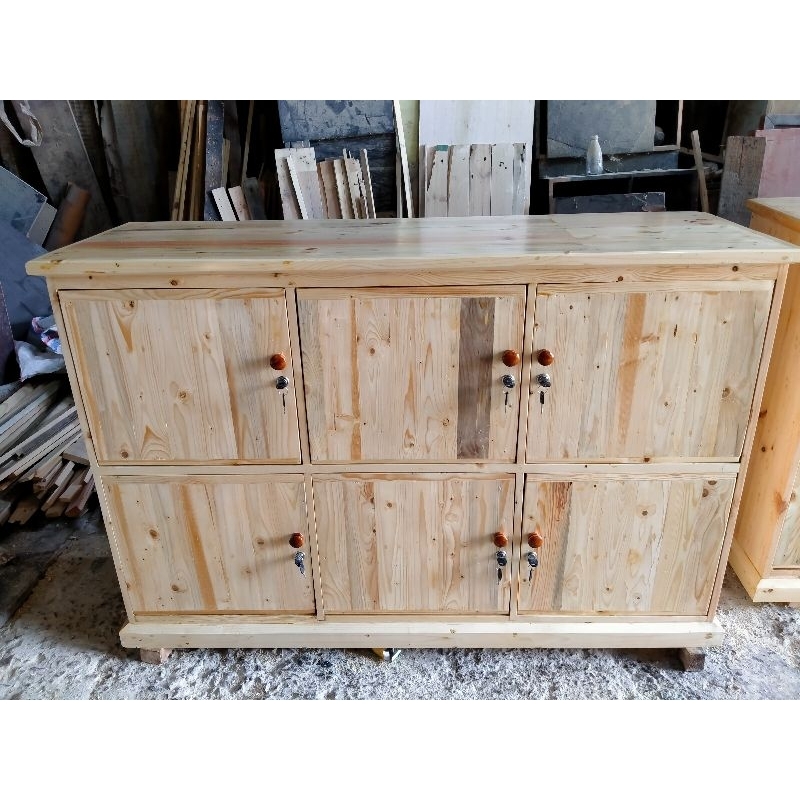 Lemari Loker kayu jati belanda