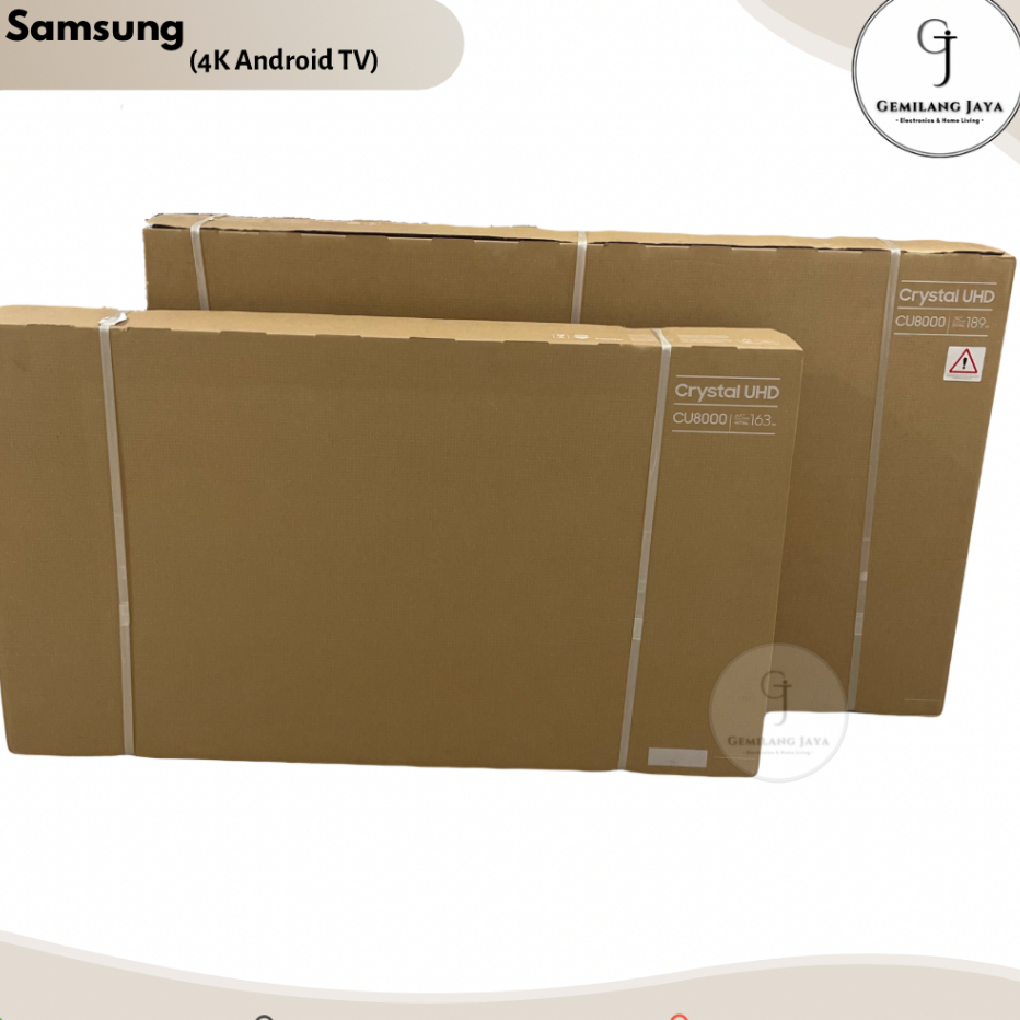 Led Samsung 65 inch Crystal 4K UHD Smart Slim Design UA65CU8000 65CU8000