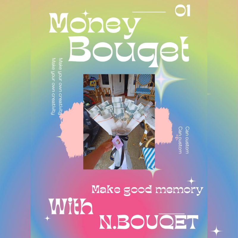 

Money Bouquet / Bucket Uang Cantik Bagus Murah Meriah