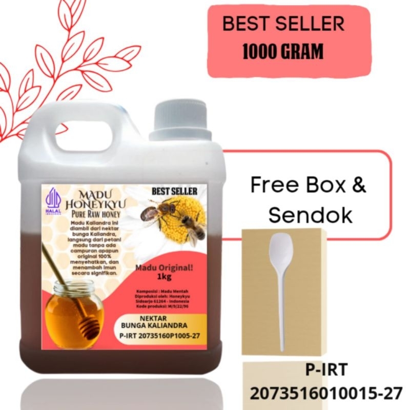 

Madu Murni Nektar Kaliandra Netto 1000 gram