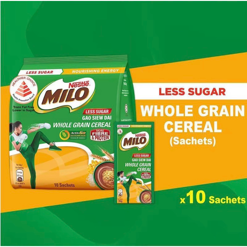 

Milo Whole Grain Cereal Gao Siew Dai Singapore