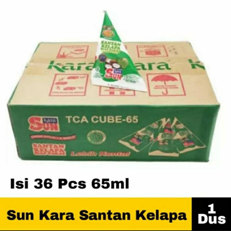 

santan kara 1dus isi 36 pcs