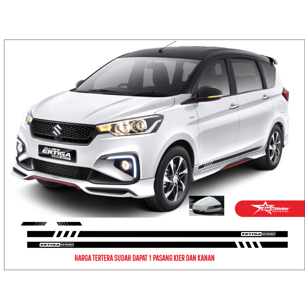 sticker suzuki all new ertiga sticker mobil ertiga