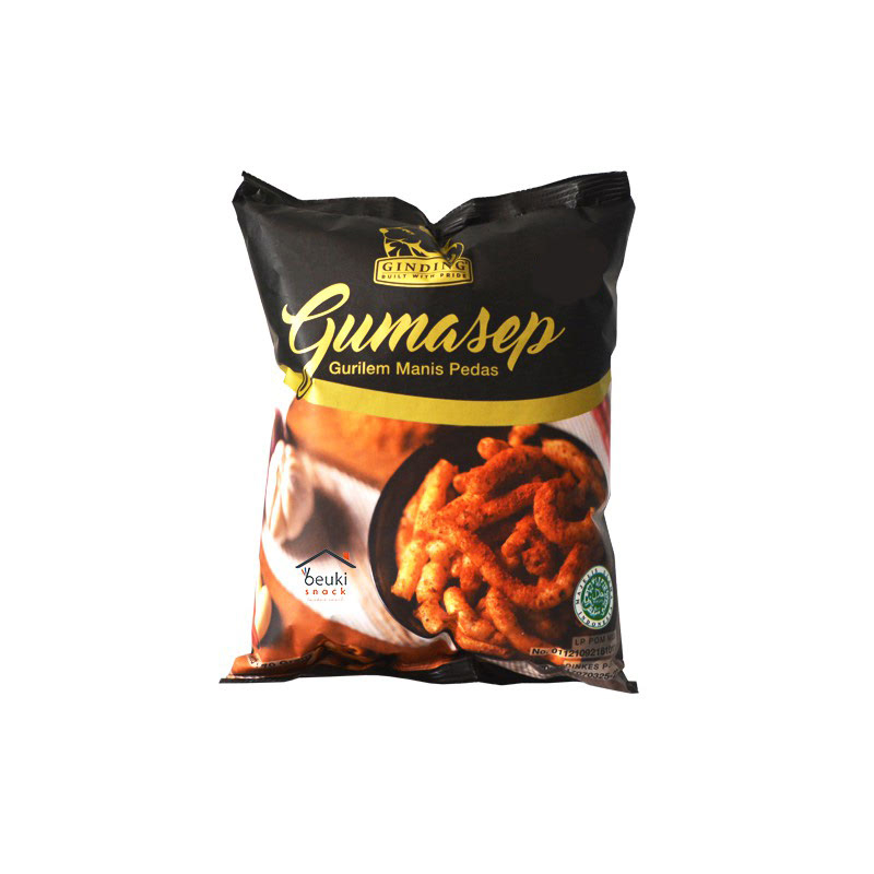 

Ginding Gumasep / Gurilem Pedas dan Manis 2 rasa dalam 1 produk Best Seller produk (100 Gr)