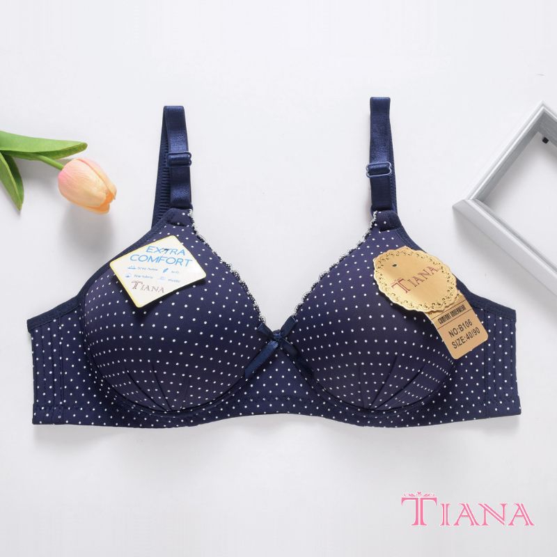 TIANA/Bra cup B kait 3/Bra motif bintik