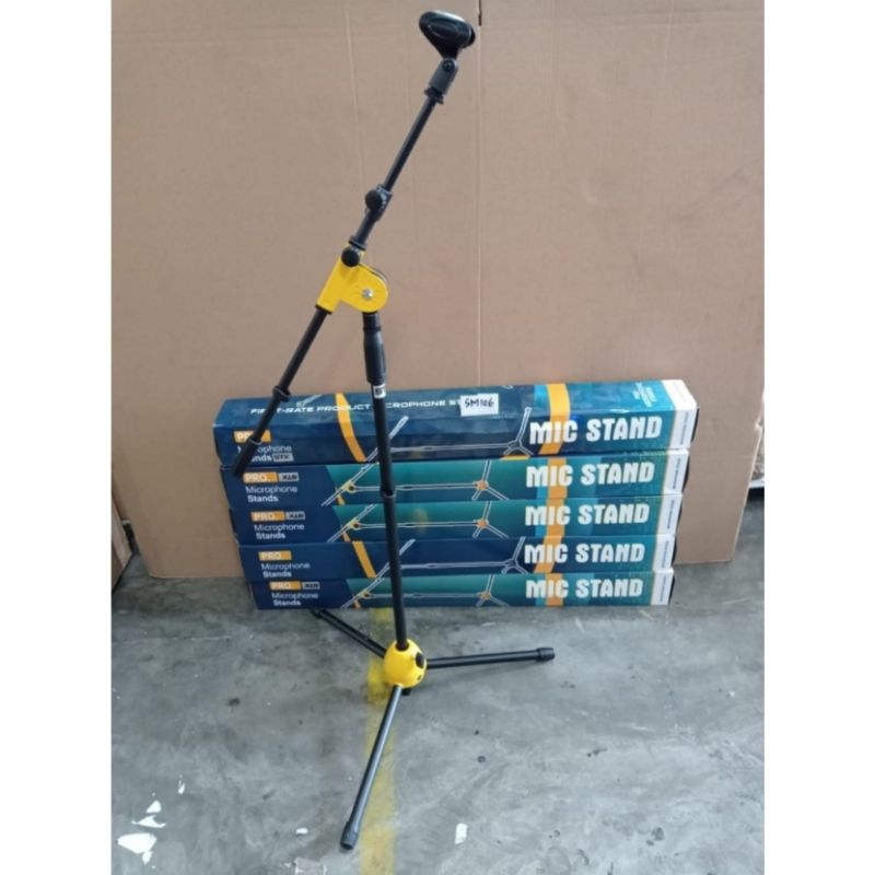 Stand Mic panjang Full Besi STX SM106 / Stand Microphone Panjang STX SM-106 Original STX