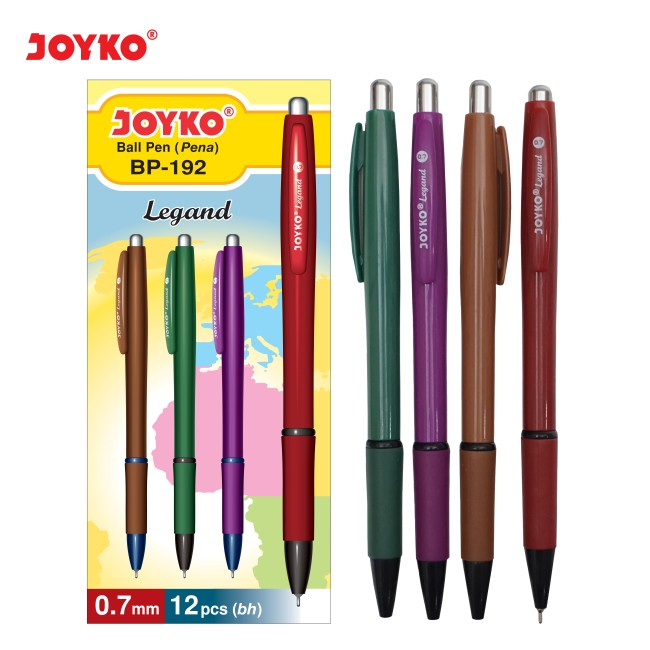 

BOLPOIN / PULPEN / BALL PEN BP-192 (Legand) JOYKO ( PCS )