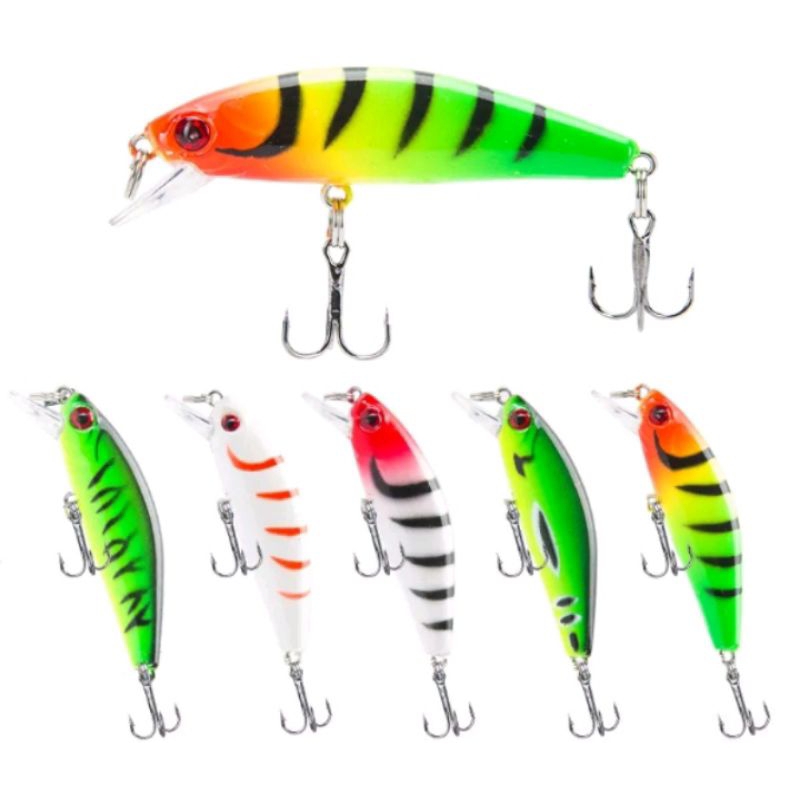 Populer Minnow Lure/ Minnow Killer 55mm/6,5g + 2 kail
