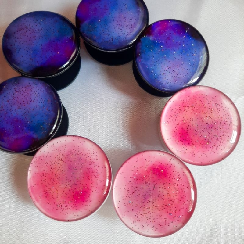 Popshine - Popsocket Too Much Glitter Marble Gradient