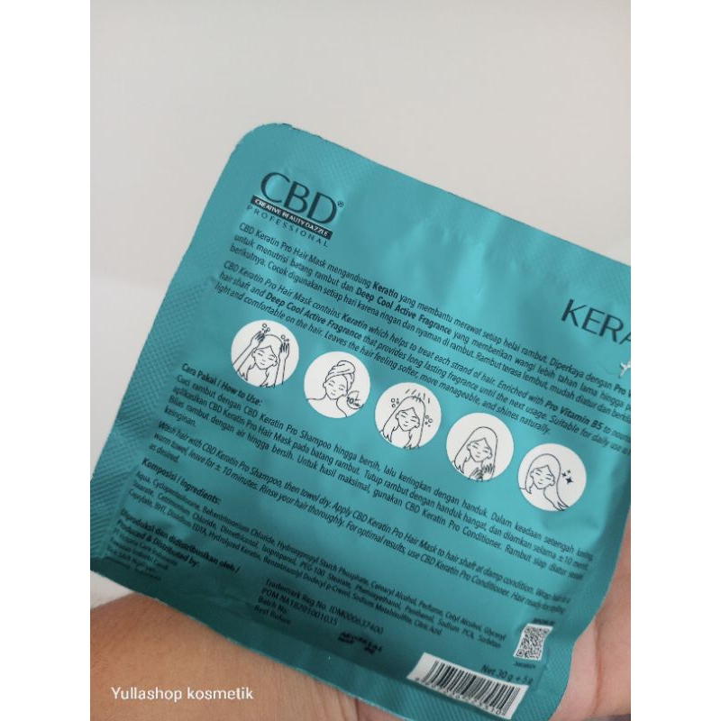 masker rambut keratin