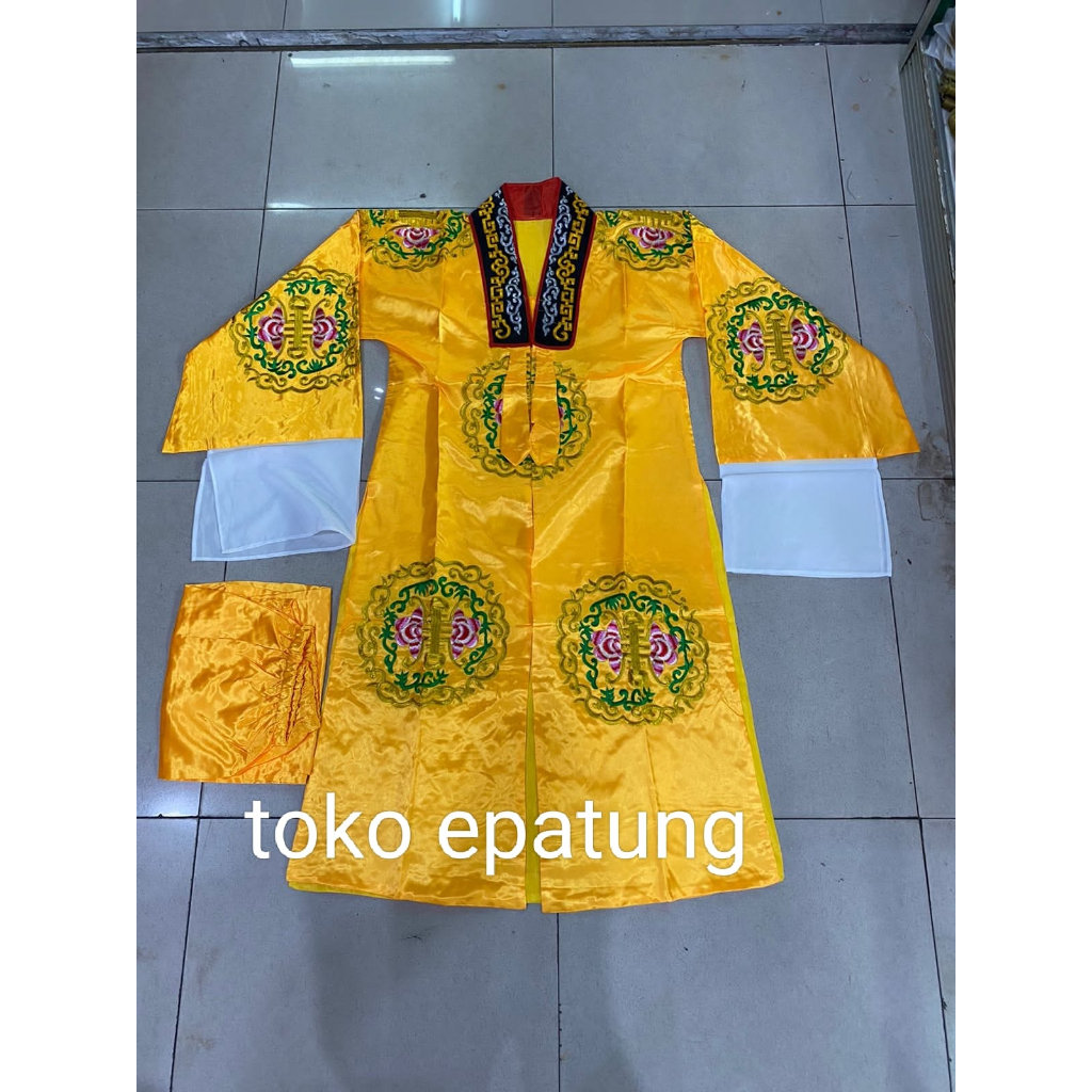 baju tatung dewa bumi / tutikong / ta pe kong / hok tek - Kuning - H