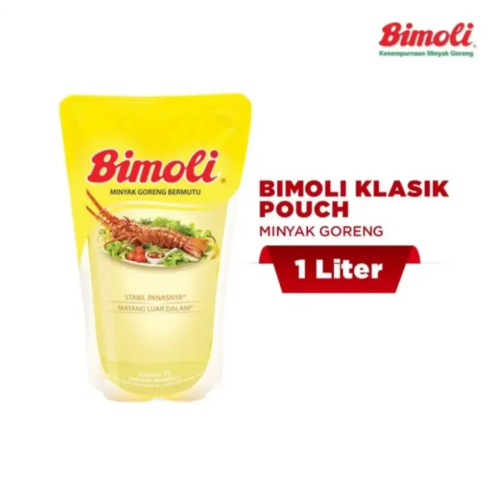 

Minyak goreng Bimoli 1 LITER pouch refill